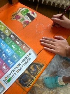 Stuhl der Kinderrechte