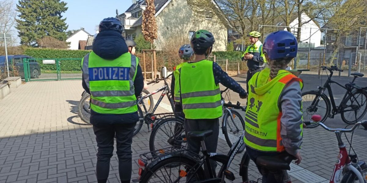 Radfahrtraining der 4. Klassen