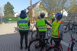 Radfahrtraining der 4. Klassen