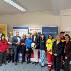 Landrat Frank Rock und die Stiftungen der Kreissparkasse Köln